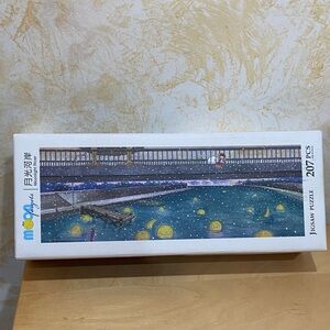 Moonlight River, Scenic Night Illustration - 207 Piece Puzzle